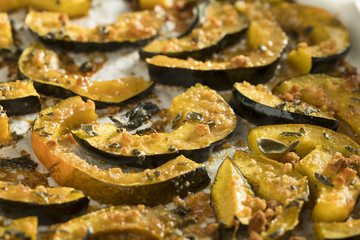 Sticker - Homemade Autumn Baked Acorn Squash