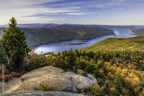 Fotomural Lake George from Black Mountain Lookout