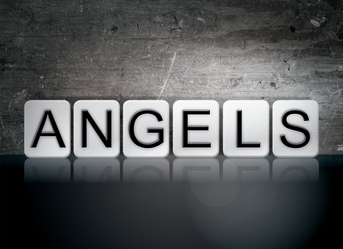 Angels Tiled Letters Concept and Theme
