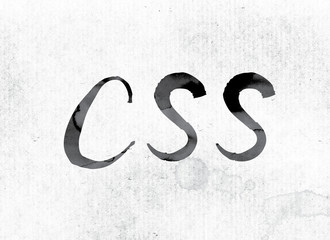 Poster - CSS Concept Painted in Ink