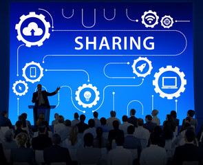 Sticker - Social Media Sharing Online Exchange Concept