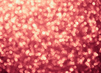 Wall Mural - red christmas light bokeh background.