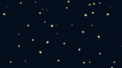 Wall Mural - hand sketched cartoon stars in alpha matte