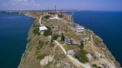 Sticker - Aerial view of cape Kaliakra, Bulgaria