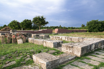 Sticker - Ruins of the old Bulgarian capital - Pliska