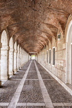 Arches And Passageway At The Palacio Real Aranjuez, Spain