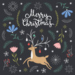 Christmas illustration, Christmas card