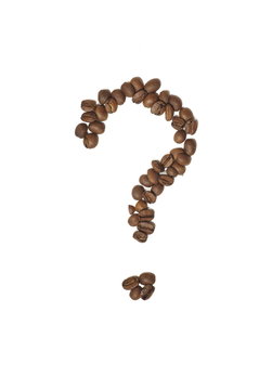 Coffee Beans Question Mark