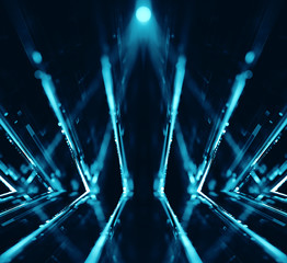 Wall Mural - 3d abstract lights lens flare background