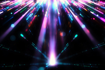 Wall Mural - colorful abstract lights background