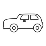 Fototapeta  - england classic car vehicle isolated icon vector illustration design