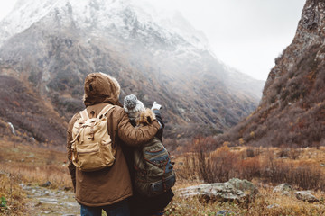 Wall Mural - traveling in mountains