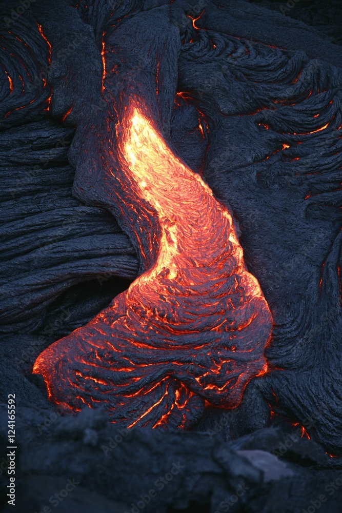 Lava Flow Stock Photo | Adobe Stock