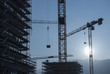 © Designpics - Cranes and scaffolding for building construction, Locarno, Ticino, Switzerland