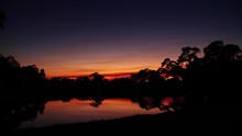Beautiful Sunset Over Marsh