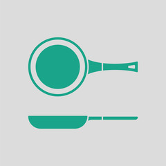 Sticker - Kitchen pan icon