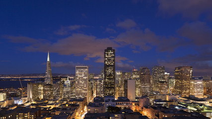 Wall Mural - San Francisco Skyline twilight