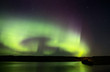 canvas print picture - Northern Lights Aurora Borealis
