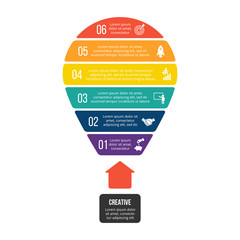 Aufkleber - Vector illustration of business infographic
