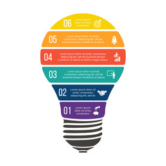 Poster - Vector illustration of business infographic