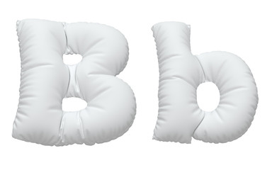 Sticker - White pillow font.