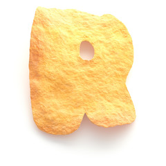 Wall Mural - Potato chips font.
