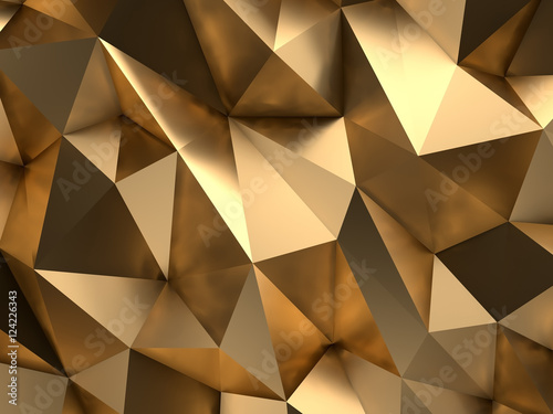 Luxury VIP Gold Abstract Background 3D Rendering