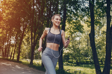 beautiful sporty girl