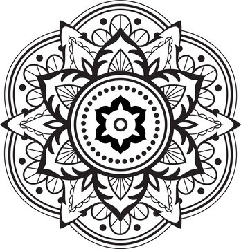 Fine ornate mandala