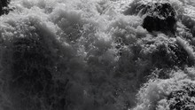 Slow Motion Of Waterfall