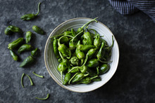 Padron Peppers In Bowl