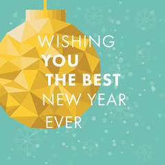 New Year Greeting Card