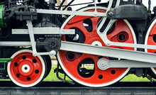 Red Big Loco Wheels