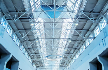 Skylight window - architectural background.