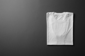 Folded T-Shirt Mock-up