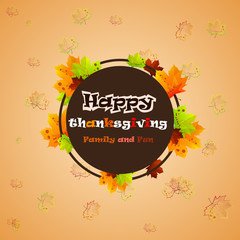 Happy Thanksgiving banner.