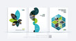 © Diamond Graphics - Brochure template layout collection, cover design annual report,