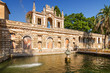 Alcazar palace - Mercury's pool in Sevilla, Andalusia province, Spain.