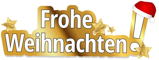 Sticker - Frohe Weihnachten