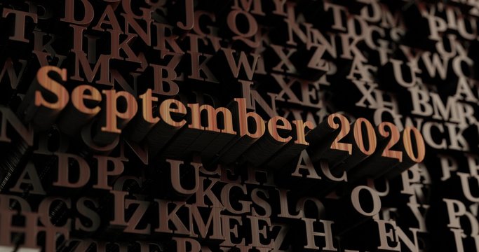 September 2020 - Wooden 3D rendered letters/message.  Can be used for an online banner ad or a print postcard.