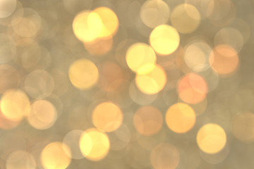 Colorful defocused bokeh lights