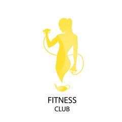 Wall Mural - fitness club icon