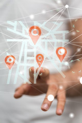 Aufkleber - online navigation