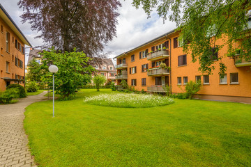 Wall Mural - apartment buildings