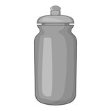 Fototapeta Kosmos - Flask for water icon. Gray monochrome illustration of flask for water vector icon for web