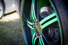 Green Wheel Tire
