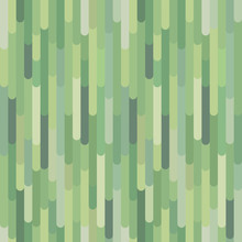 Vertical Green Stripes Vector Seamless Pattern. Abstract Organic Forest Background Texture. Decorative Design Element For Print, Fabric, Card, Banner, Cover, Invitation, Website, Wallpaper. Eps 8
