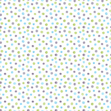 Watercolor Seamless Pattern With Painted Dots, Candy, Jellybeans