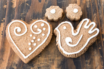 Wall Mural - Gingerbread Cookies, Traditional Christmas Cookies