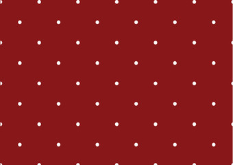 Wall Mural - red polkadot background 